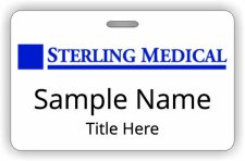 (image for) Sterling Medical Corporation ID Horizontal badge
