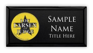 (image for) Larsesn for Judge Campaign Executive Black badge