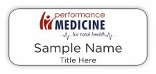 (image for) Performance Medicine Standard White badge
