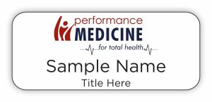 (image for) Performance Medicine Standard White badge