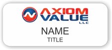 (image for) Axiom Value, LLC Standard White badge