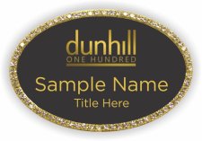 (image for) Dunhill 100 LLC Oval Bling Gold badge