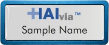 (image for) HAIvia LLC Prestige Blue Anodized badge