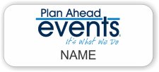 (image for) Plan Ahead Events Standard White badge