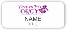 (image for) FemmPro OB/GYN Standard White badge
