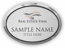 (image for) The Real Estate Firm Oval Executive Silver badge