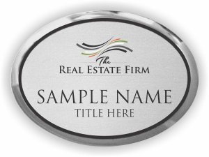 (image for) The Real Estate Firm Oval Executive Silver badge