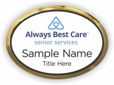(image for) Always Best Care Oval Executive Gold Other badge