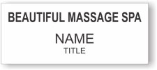 (image for) Beautiful Massage Spa Standard Other Square Corner badge