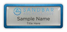 (image for) Sandbar Architecture Prestige Blue Anodized badge