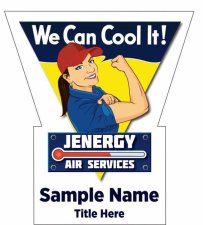 (image for) Jenergy air Services Shaped White badge