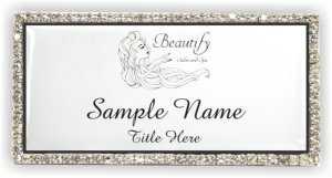 (image for) Beautify Salon and Spa Inc Bling Silver Other badge