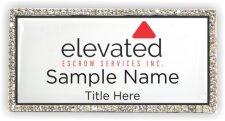 (image for) Elevated Escrow Services Bling Silver Other badge