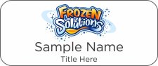(image for) Frozen Solutions, Inc. Standard White badge