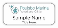 (image for) Poulsbo Marina Veterinary Hospital Standard White badge