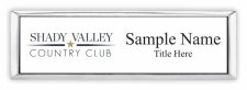 (image for) Shady Valley Country Club Small Executive Silver Other badge