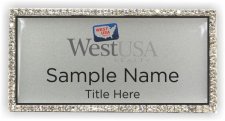(image for) West USA Bling Silver badge
