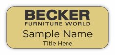 (image for) Becker Furniture Standard Gold badge