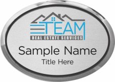 (image for) Team Real Estate Service Oval Executive Silver badge