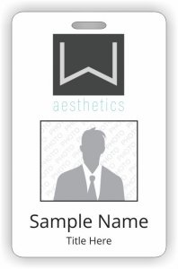 (image for) W Aesthetics Photo ID Vertical badge