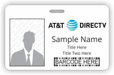 (image for) Direct TV Barcode ID Horizontal badge