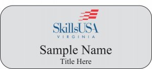 (image for) SkillsUSA Virginia Alumni Standard Silver badge