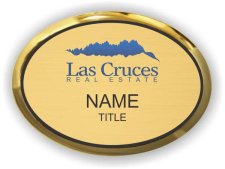 (image for) Las Cruces Real Estate Oval Executive Gold badge