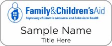 (image for) Family & Children's Aid Standard White badge