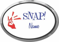 (image for) Snap Janice Executive Silver Other badge