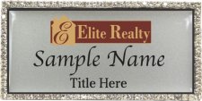 (image for) Elite Realty Bling Silver badge