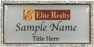 (image for) Elite Realty Bling Silver badge