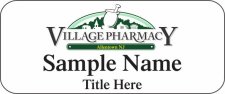 (image for) Village Pharmacy Standard White badge