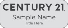 (image for) Century 21 New Logo Standard Silver badge