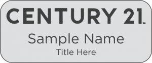 (image for) Century 21 New Logo Standard Silver badge