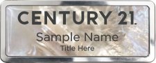 (image for) Century 21 New Logo Mother of Pearl Polished badge