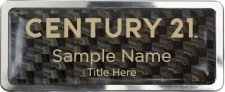 (image for) Century 21 New Logo Prestige Polished Carbon badge