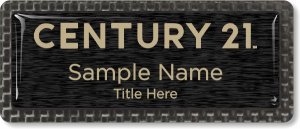 (image for) Century 21 New Logo Carbon Frame Anodized Insert badge