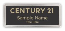 (image for) Century 21 New Logo Prestige Satin Anodized badge