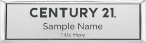 (image for) Century 21 New Logo Small Executive Silver badge