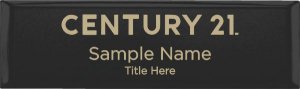 (image for) Century 21 New Logo Small Executive Black badge