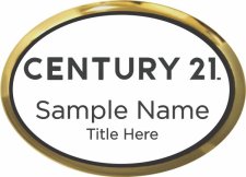 (image for) Century 21 New Logo Oval Executive Gold Other badge