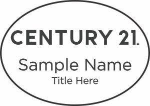 (image for) Century 21 New Logo Oval White badge