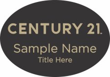 (image for) Century 21 New Logo Oval Other badge