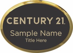 (image for) Century 21 New Logo Oval Executive Gold Other badge