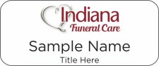 (image for) Indiana Funeral Care Standard White badge