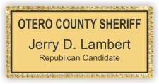 (image for) OTERO COUNTY SHERIFF Bling Gold Other badge