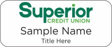 (image for) Superior Credit Union Standard White badge