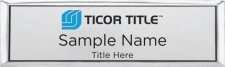 (image for) Ticor Title Company Small Executive Silver badge