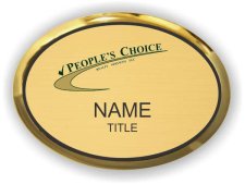 (image for) People's Choice Realty Services LLC Oval Executive Gold badge