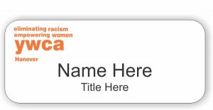 (image for) YWCA Standard White badge